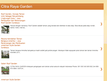 Tablet Screenshot of citrarayagarden.com